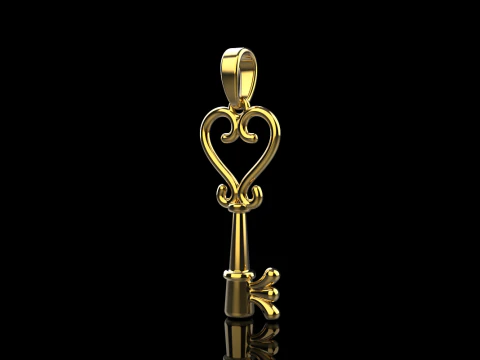 Key pendant model 952 3D Print Model
