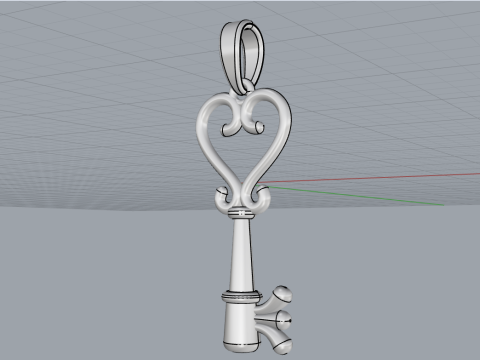 Key pendant model 952 Model do druku 3D