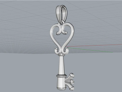 Key pendant model 952 3D Print Model