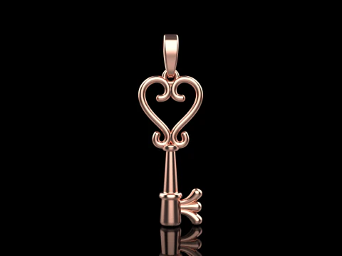 Key pendant model 952 3D Print Model