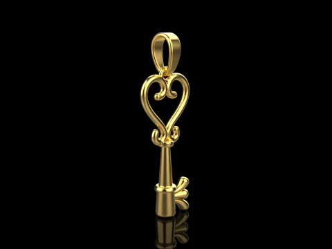 Key pendant model 952 3D Print Model