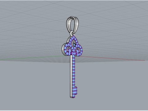Key pendant model 951 3D 프린트 모델