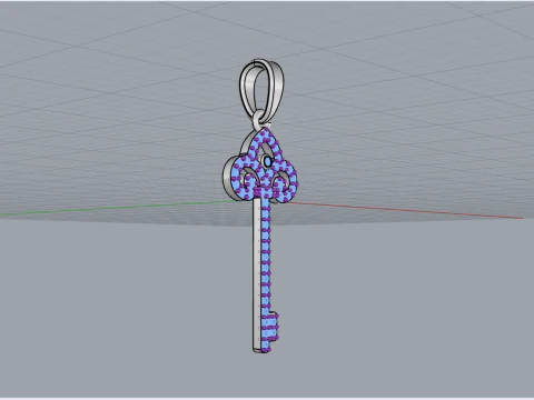 Key pendant model 951 3D Print Model