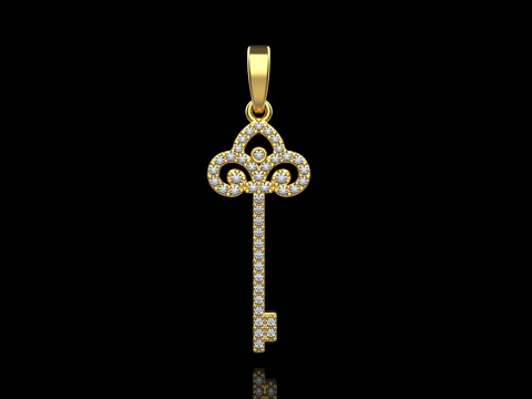 Key pendant model 951 3D Print Model
