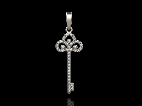 Key pendant model 951 3D Print Model
