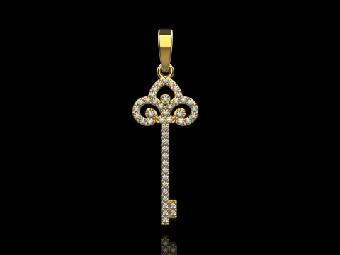 Key pendant model 951 3D Print Model