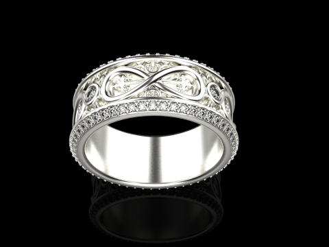 Wedding ring model 950 Modelo de Impressão 3D