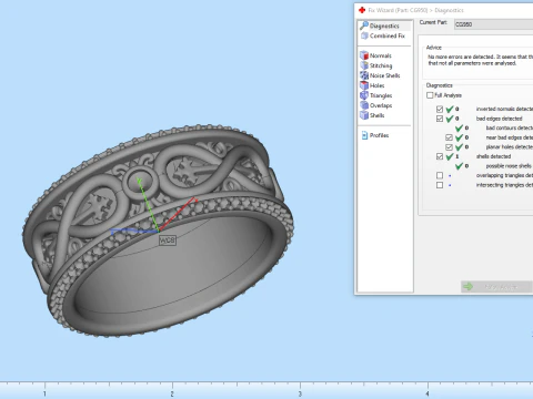 Wedding ring model 950 3D Print Model