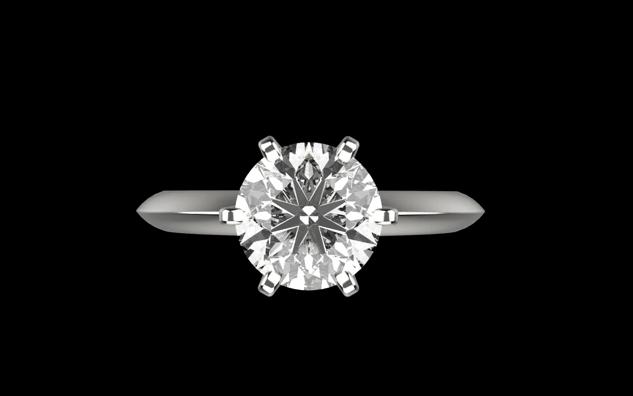 Engagement ring model 949 3D Print Model .c4d .max .obj .3ds .fbx .stl .blend 