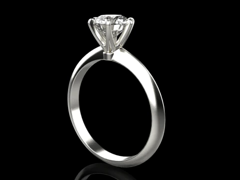Engagement ring model 949 3D Print Model