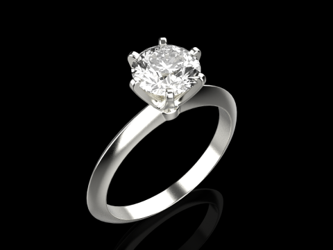 Engagement ring model 949 3D 打印模型