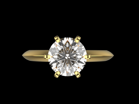 Engagement ring model 949 3D 打印模型