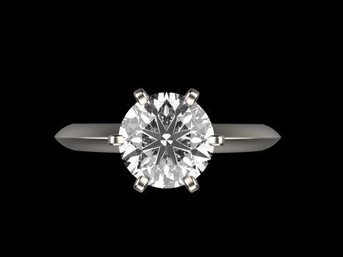 Engagement ring model 949 3D 打印模型