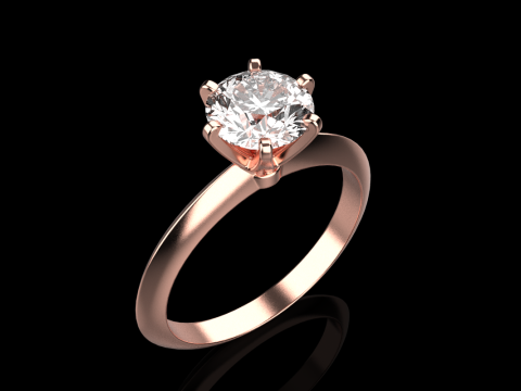 Engagement ring model 949 3D 打印模型
