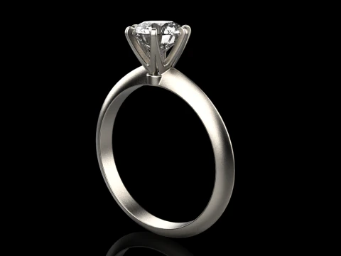 Engagement ring model 949 3D Print Model