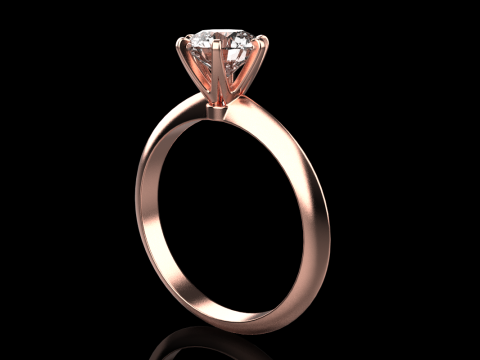 Engagement ring model 949 3D 打印模型