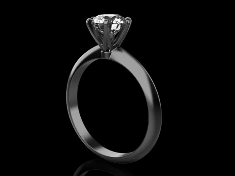Engagement ring model 949 3D Print Model