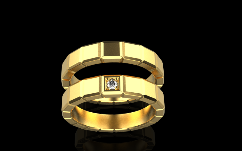 Wedding rings model 948 Model Cetak 3D .c4d .max .obj .3ds .fbx .stl .blend