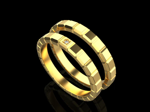 Model pernikahan 947 Model Cetak 3D