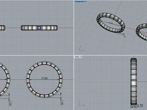 Model pernikahan 947 Model Cetak 3D