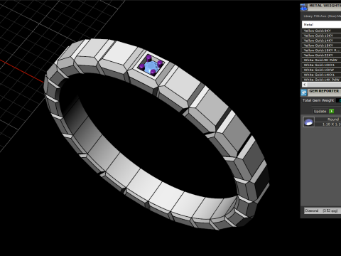 Weddingring model 947 3D 프린트 모델