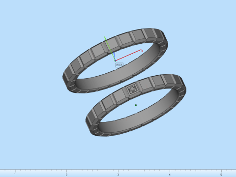 Weddingring model 947 3D 프린트 모델