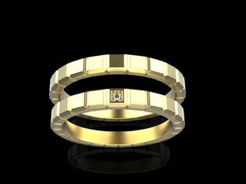 Weddingring model 947 3D 프린트 모델