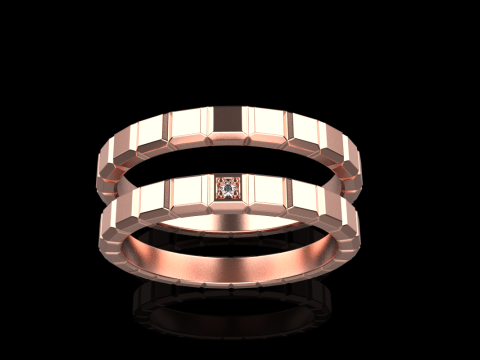 Weddingring model 947 3D 프린트 모델