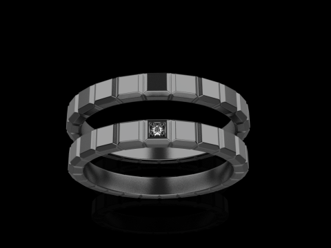 Weddingring model 947 3D 프린트 모델