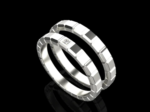 Model pernikahan 947 Model Cetak 3D