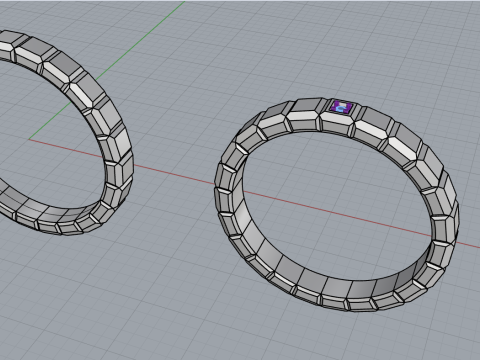 Weddingring model 947 3D 프린트 모델