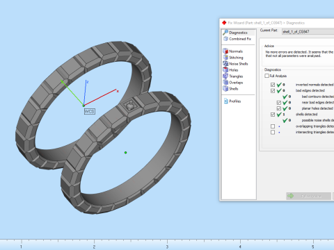 Weddingring model 947 3D 프린트 모델
