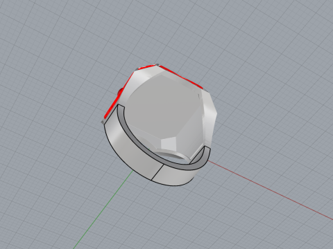 Initial signet ring model 946 3D Print Model