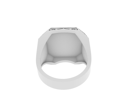 Initial signet ring model 946 3D Print Model
