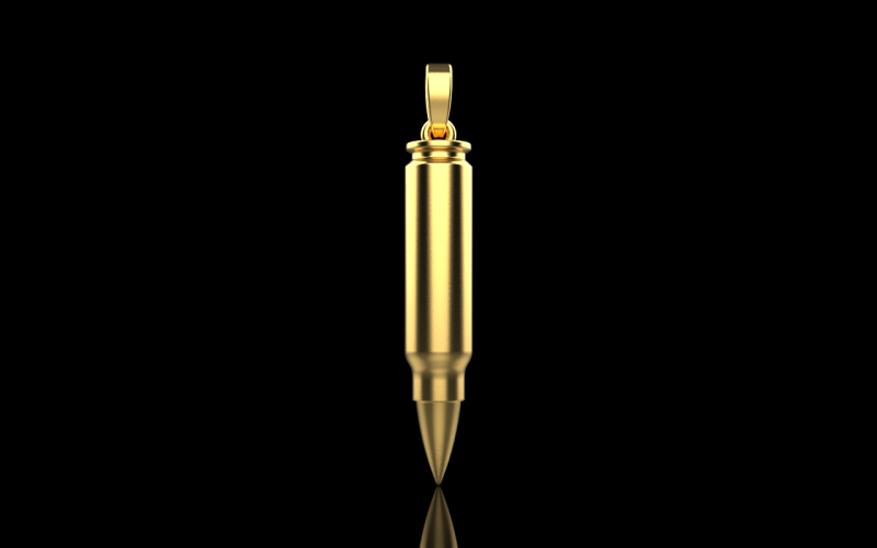 Bullet pendant model 945 3D प्रिंट मॉडल .c4d .max .obj .3ds .fbx .stl .blend 