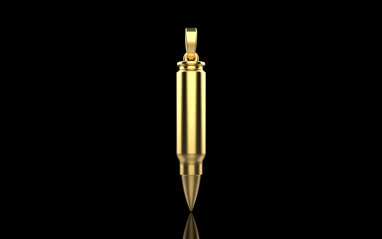Bullet pendant model 945 3D Print Model .c4d .max .obj .3ds .fbx .stl .blend