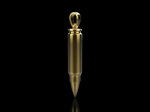 Bullet pendant model 945 3D Print Model