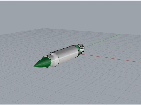 Bullet pendant model 945 3D Print Model