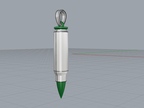 Bullet pendant model 945 3D प्रिंट मॉडल