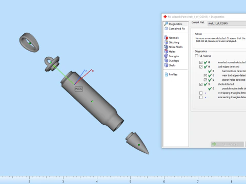 Bullet pendant model 945 3D Print Model