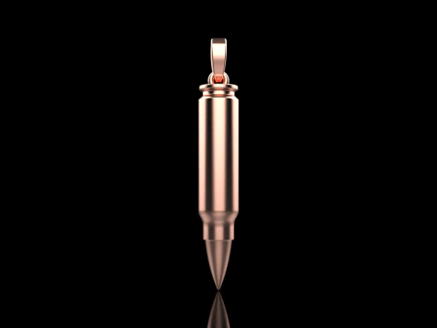 Bullet pendant model 945 3D Print Model