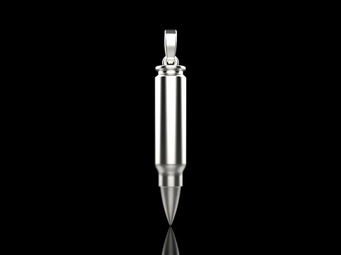 Bullet pendant model 945 3D Print Model