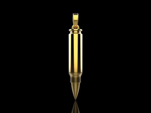 Bullet pendant model 945 3D Print Model