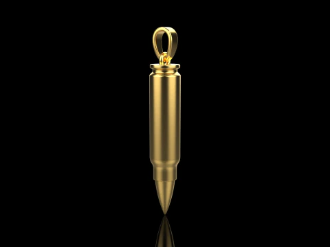 Bullet pendant model 945 3D Print Model