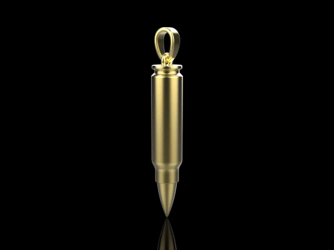 Bullet pendant model 945 3D Print Model