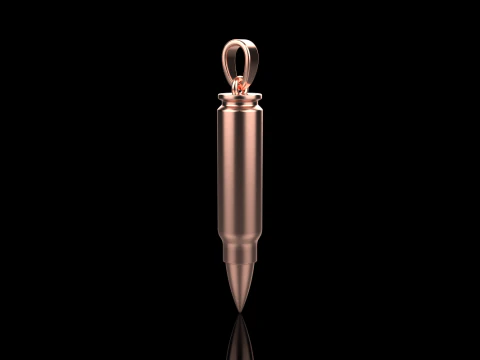 Bullet pendant model 945 3D Print Model