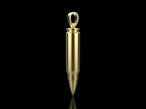 Bullet pendant model 945 3D Print Model