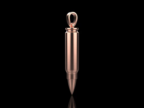 Bullet pendant model 945 3D Print Model
