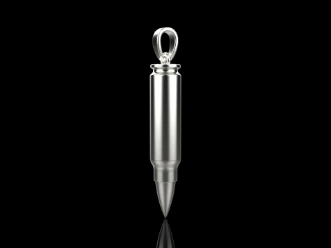 Bullet pendant model 945 3D Print Model