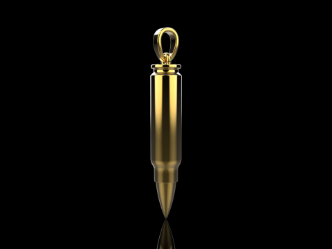 Bullet pendant model 945 3D प्रिंट मॉडल